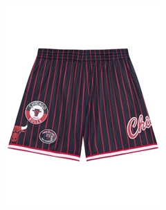 Спортивные шорты x NBA City Collection Mesh Shorts 'Chicago Bulls', розовый Mitchell and ness