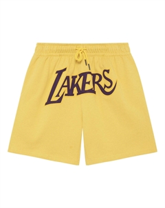 Спортивные шорты x NBA Los Angeles Lakers Big Face Shorts 'Yellow', желтый Mitchell and ness