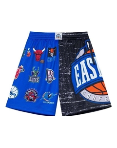 Спортивные шорты x NBA All Star East Jumbotron 3.0 Shorts 'Black Blue', черный Mitchell and ness