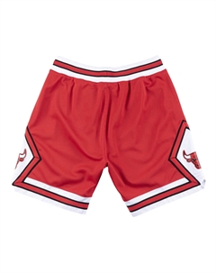 Спортивные шорты NBA Authentic Shorts Chicago Bulls 1987-88 'Red White', красный Mitchell and ness