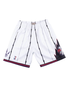 Спортивные шорты NBA Swingman Shorts Toronto Raptors 1998-99 'White', белый Mitchell and ness