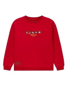 Худи Sports Stylish Series Round Neck Pullover 'Red', красный Li-ning