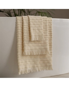 Полотенце махровое "Вэйв" Сливочный 70х140 см Pasionaria