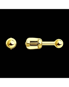 Серьги из желтого золота Sokolov