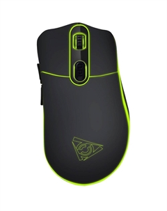 Мышь проводная HYPE, 4000dpi, оптическая светодиодная, USB, черный (QC-02-007DV02) Qcyber