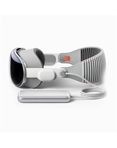 Очки виртуальной реальности Apple Vision Pro, 1 ТБ, серебристый/белый