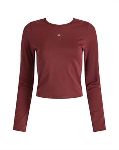 Активный топ с длинным рукавом Anni, бургундия 4th & reckless