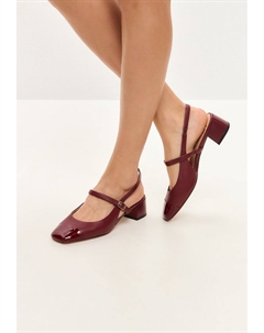 Классические туфли на каблуке, бургундия Cesare gaspari
