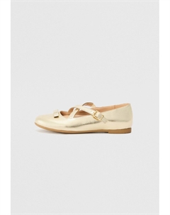 Балетки, золотой Friboo