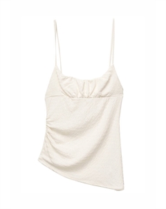 Топ CREPE ASYMMETRIC, бежевый Pull & bear