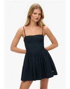 Повседневное платье BRODERIE CAMI MINI, синий Superdry