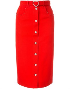 Markus lupfer джинсовая юбка grace 10 красный Markus lupfer