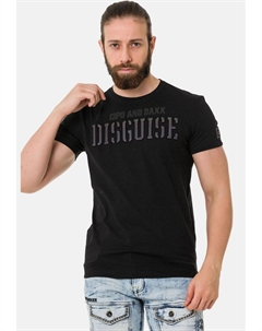 Футболка с принтом, черный Cipo&baxx