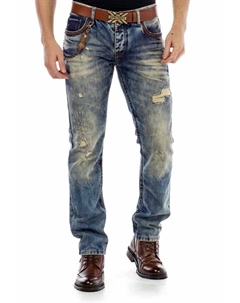 Джинсы прямого кроя, синий Cipo&baxx