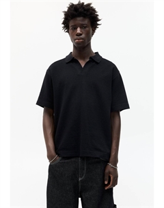 Рубашка поло SHORT SLEEVE, черный Pull & bear