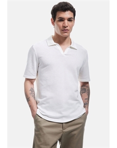 Рубашка поло V-NECK, белый Koton