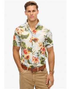 Рубашка HAWAIIAN PRINTED, кремовый Superdry