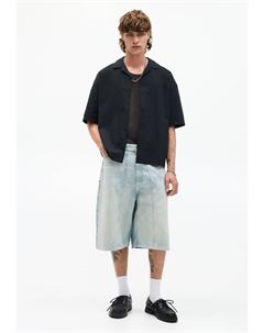 Рубашка, черный Pull & bear