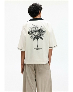 Рубашка FLORAL GRAPHIC - BOWLING, белый Pull & bear