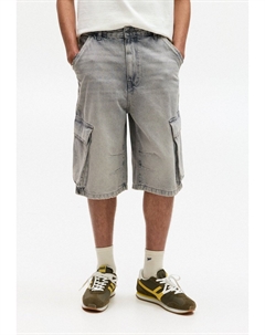 Джинсовые шорты SKATER - BERMUDA, светло-серый Pull & bear