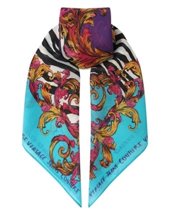 Платок из шерсти и шелка Versace jeans couture