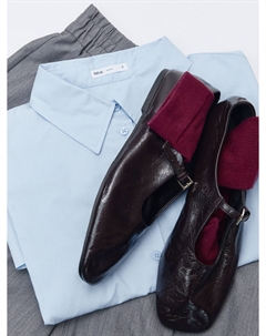 Балетки из натуральной кожи Sela