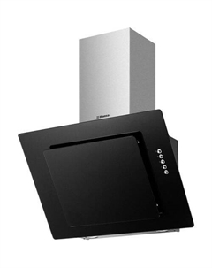 Вытяжка каминная OKP6221SH, черный/серебристый, кнопочное управление Hansa