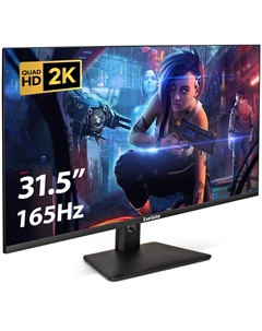 Монитор 31.5" Combat EG3207A IPS, 2560x1440 (16:9), 300кд/м2, 165 Гц, 1 мс, 178°/178°, HDMI, DisplayPort, USB-Hub, черный (EX297299RUS) Exegate
