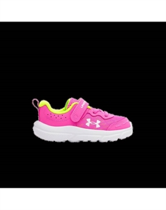 Кроссовки Assert 10 AC TD 'Rebel Pink High Vis Yellow', розовый Under armour