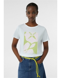 Футболка с принтом, белый Comma casual identity