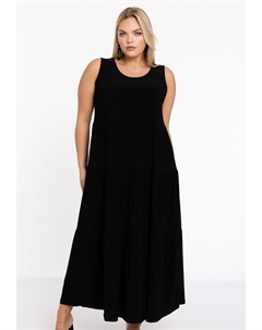 Платье макси MIT RÜSCHEN, черный Yoek