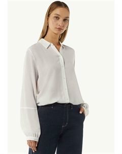 Блузка на пуговицах ZIERNAHT, белый Comma casual identity