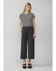 Брюки CULOTTE AUS INTERLOCK, антрацит Qs