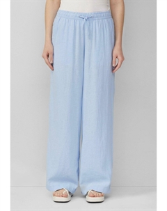 Брюки MIT GUMMIZUG UND WEITEM BEIN, светло-голубой Qs