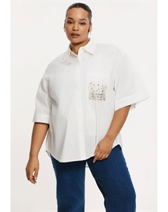 Блузка на пуговицах, белый Yoek