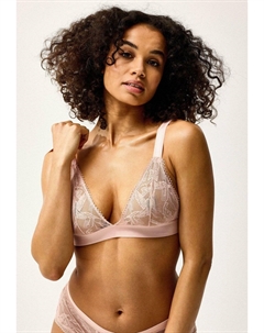 Треугольный бюстгальтер, розовый Closely