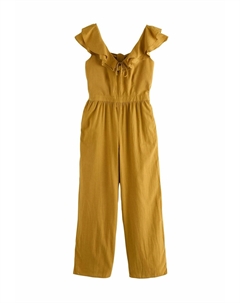 Комбинезон REGULAR FIT - RUFFLED BACK WIDE LEG, охра Next