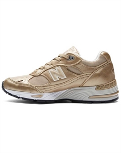 Кроссовки женские NB 991 с низким верхом, золотистые New balance