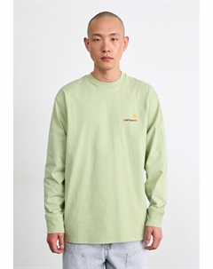 Лонгслив AMERICAN SCRIPT, оливковый Carhartt wip