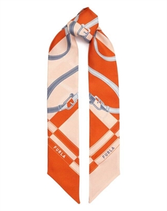 Шелковый шарф-твилли Furla