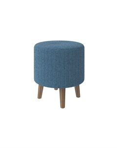Пуфик Пуф Gala (Ткань/Массив Piano 14 Королевский синий/Антик) 41x41 Орматек