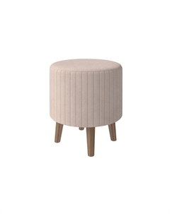 Пуфик Пуф Gala (Ткань/Массив Teddy 304 Тауп/Антик) 41x41 Орматек