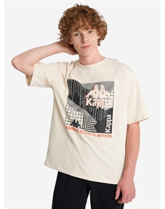 Футболка для мальчиков оверсайз, Бежевый Kappa