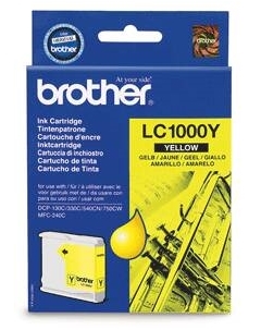 Картридж LC-1000Y для DCP130C/330С, MFC-240C/5460CN/885CW Yellow, 400 pages Brother