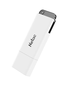 USB Flash drive Netac U185 256 ГБ белый (NT03U185N-256G-30WH)