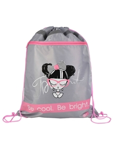 Мешок для обуви Девочка с бантом 36x48 см полиэстер Нет марки