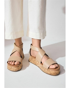 Босоножки на платформе STANDARD WIDE FIT FOREVER COMFORT CHUNKY, бежевый Next