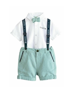 Рубашка REGULAR FIT, зеленый Baker by ted baker