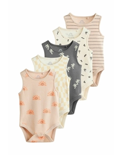 Боди 5 PACK, бежевый Next
