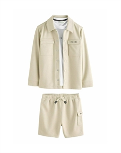 Футболка с принтом REGULAR FIT -SET, бежевый Baker by ted baker